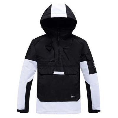 Moderne unisex ski-jas met capuchon