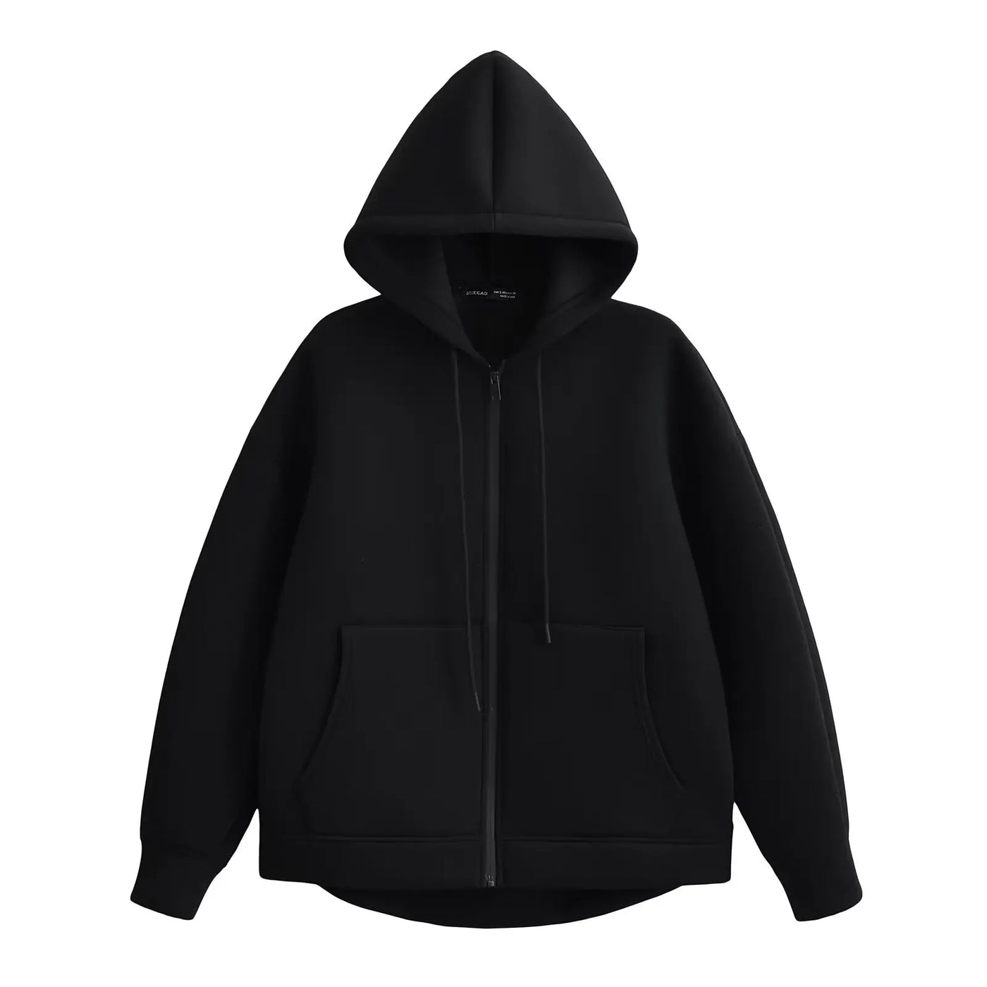 Vrouwen Losse Casual Mantel met Capuchon