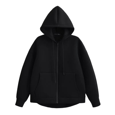 Vrouwen Losse Casual Mantel met Capuchon