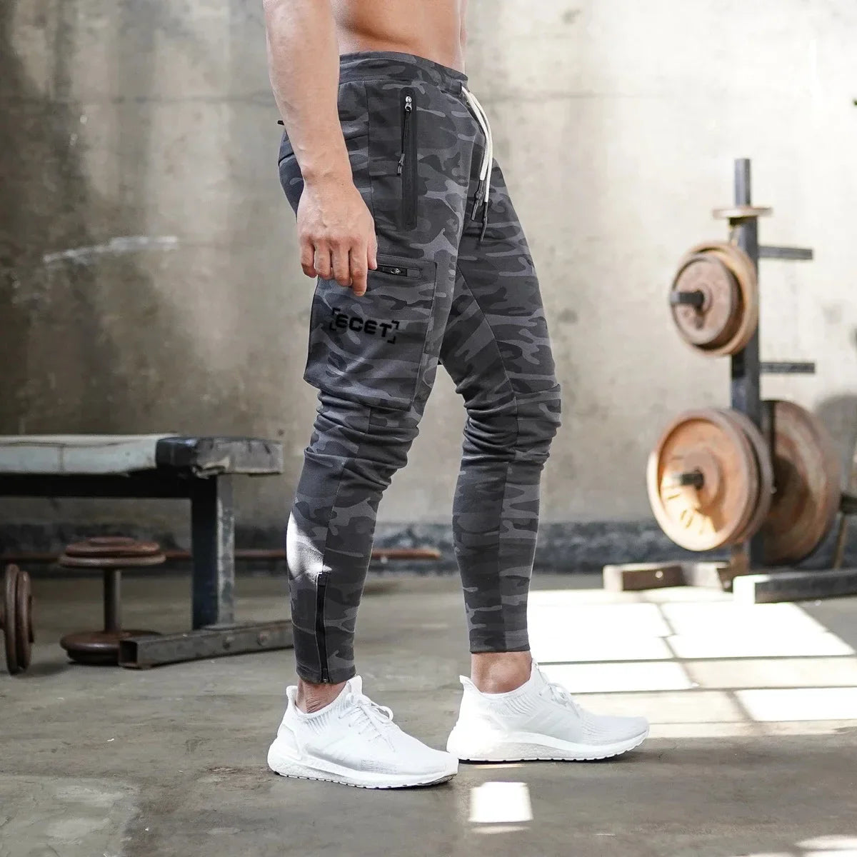 Sportieve joggingbroek voor heren | Met zakken