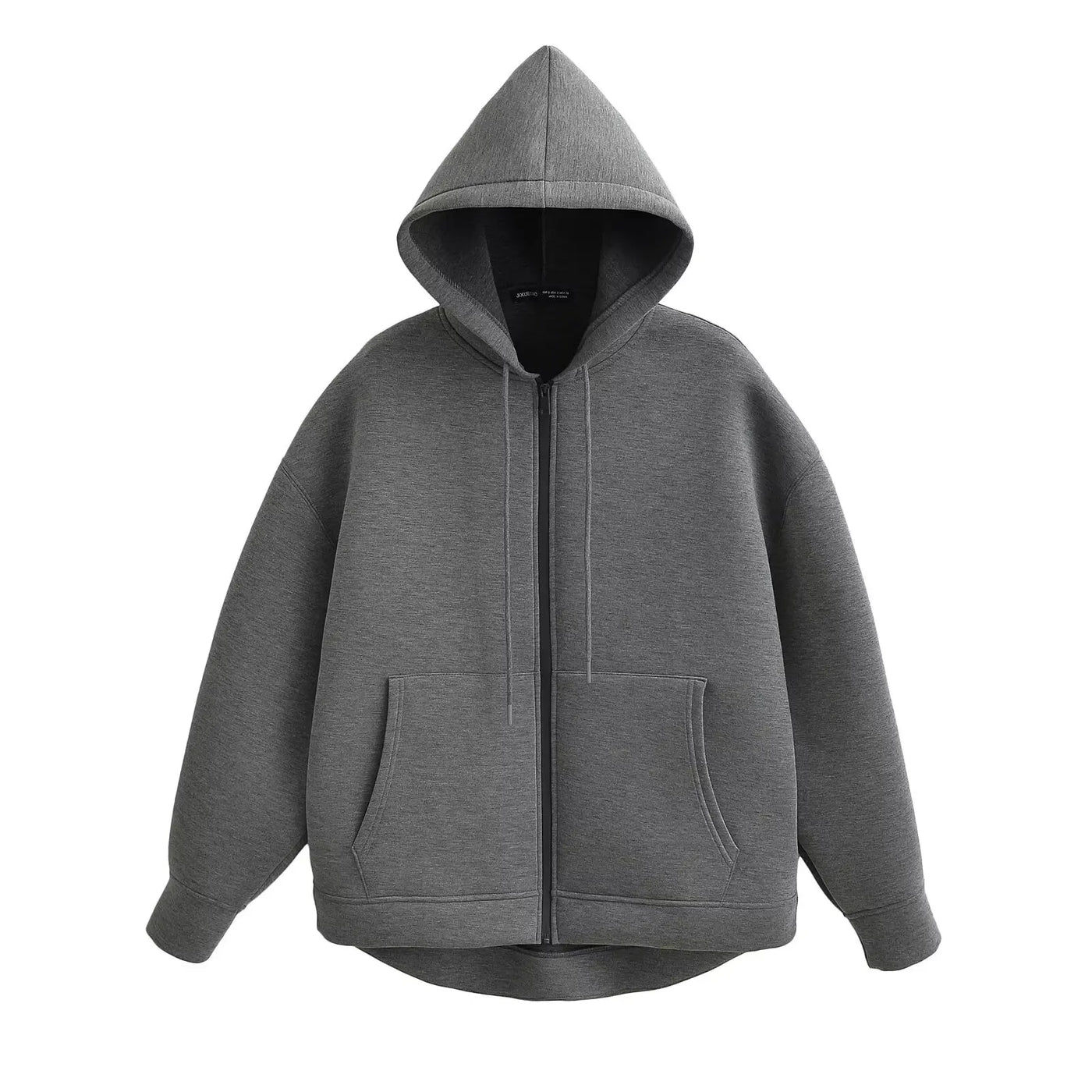 Vrouwen Losse Casual Mantel met Capuchon