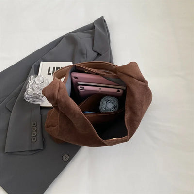 Suède Dames Schoudertas | Elegant Minimalistisch Design met Luxe Details