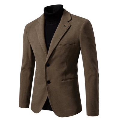 Heren Blazer met Revers | Klassieke Jas voor Semi-Formele Look