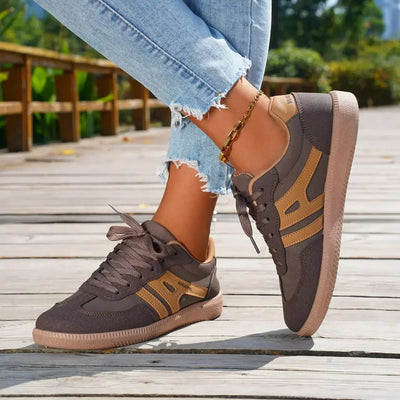 Dames Sneaker met Comfortzool | Sportieve Schoen met Logo Detail