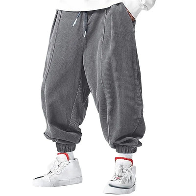 Casual corduroy broek voor heren | Met trekkoord