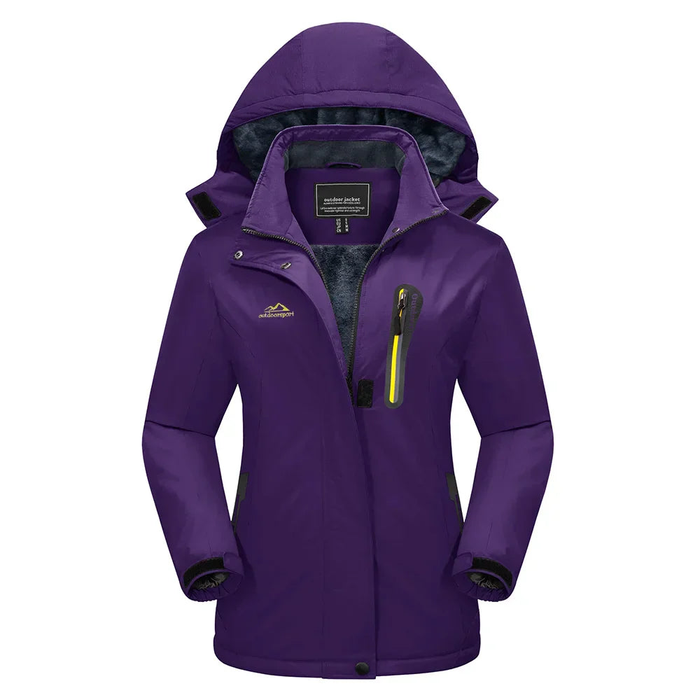 Ski-jas met capuchon voor dames