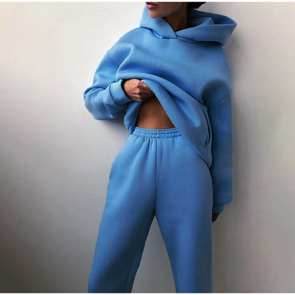 Layla - Dames Comfortabele Joggingpak met Oversized Hoodie