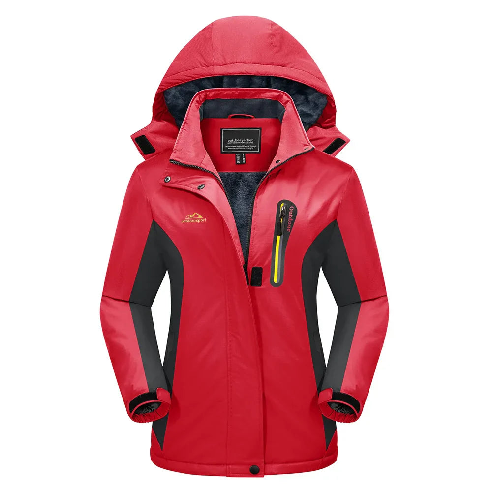 Ski-jas met capuchon voor dames