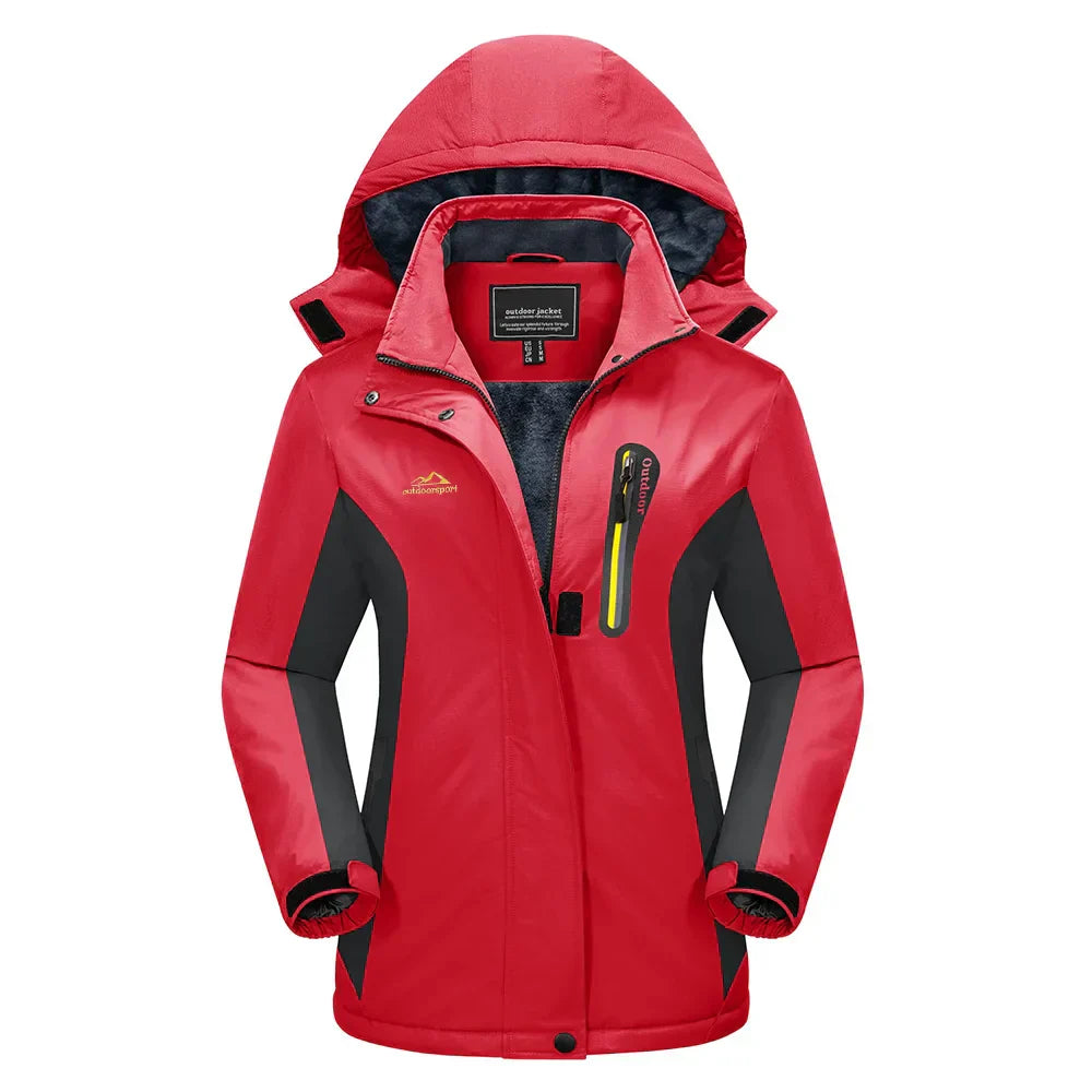 Dames Outdoor Jas | Waterafstotende Softshell Jas met Capuchon en Zakken