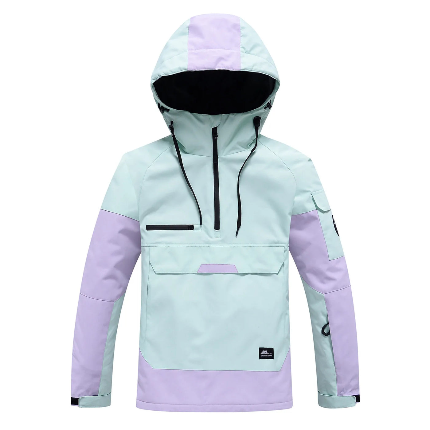 Moderne unisex ski-jas met capuchon