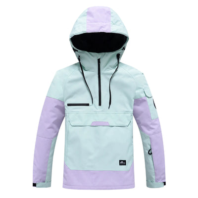 Moderne unisex ski-jas met capuchon