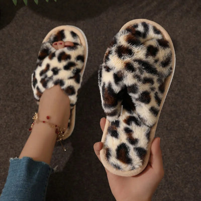 Pantoffels met open teen voor dames