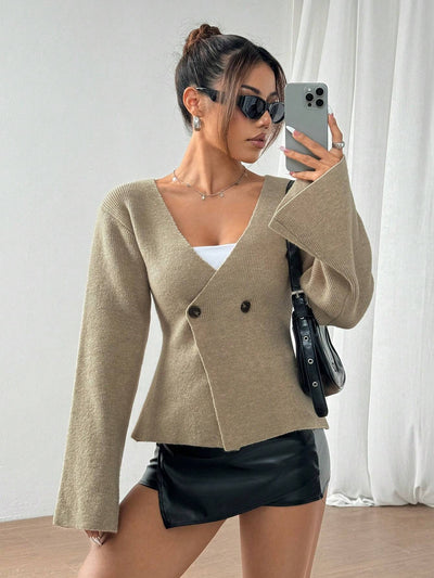 Dames Knoopvest | Casual & Elegant | Comfortabele, Flatterende Pasvorm
