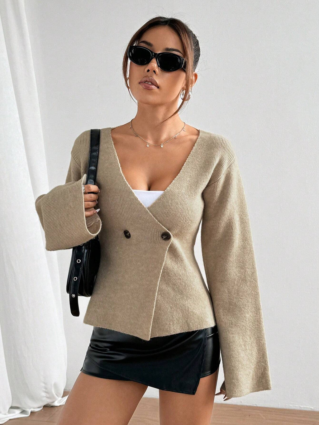 Gilet à boutons pour dames | Décontracté & Élégant | Coupe confortable et flatteuse