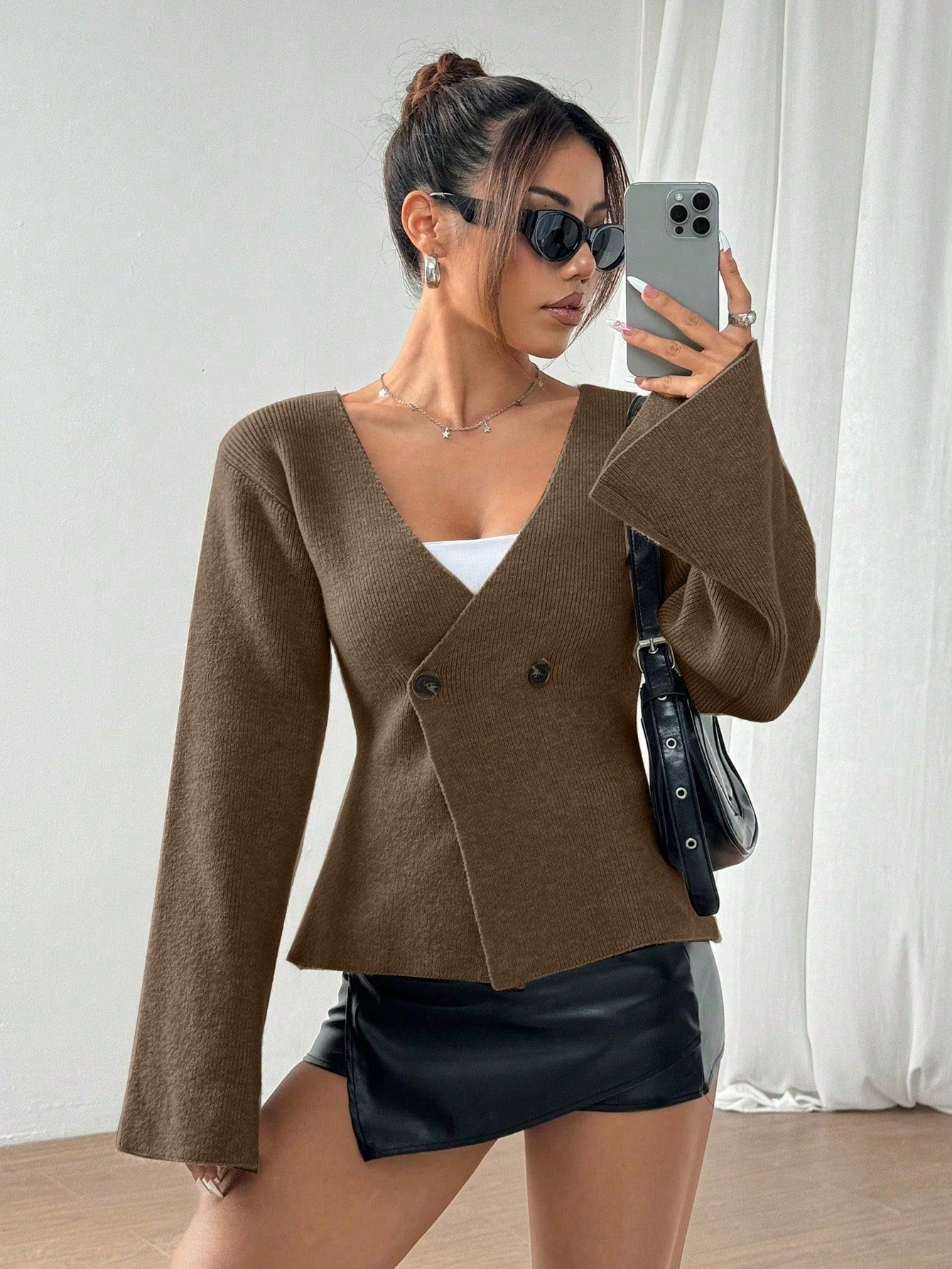 Gilet à boutons pour dames | Décontracté & Élégant | Coupe confortable et flatteuse