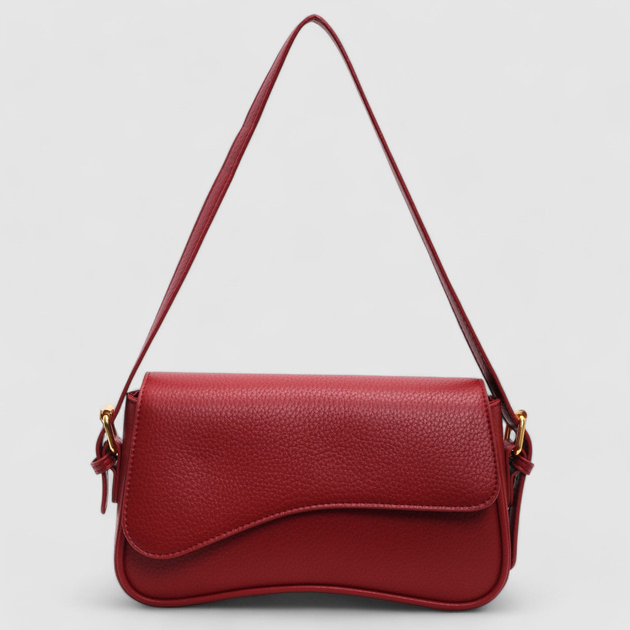 Dames Schoudertas | Elegante Leren Handtas met Hengsel