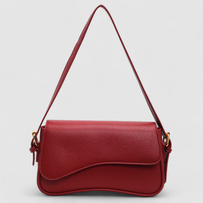 Dames Schoudertas | Elegante Leren Handtas met Hengsel