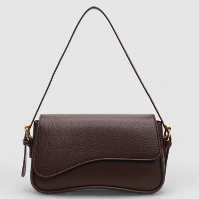 Dames Schoudertas | Elegante Leren Handtas met Hengsel
