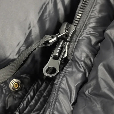 Dames Lange Gewatteerde Winterjas met Capuchon | Warme Puffer Coat