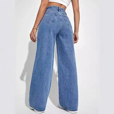 Hoge taille jeans voor dames