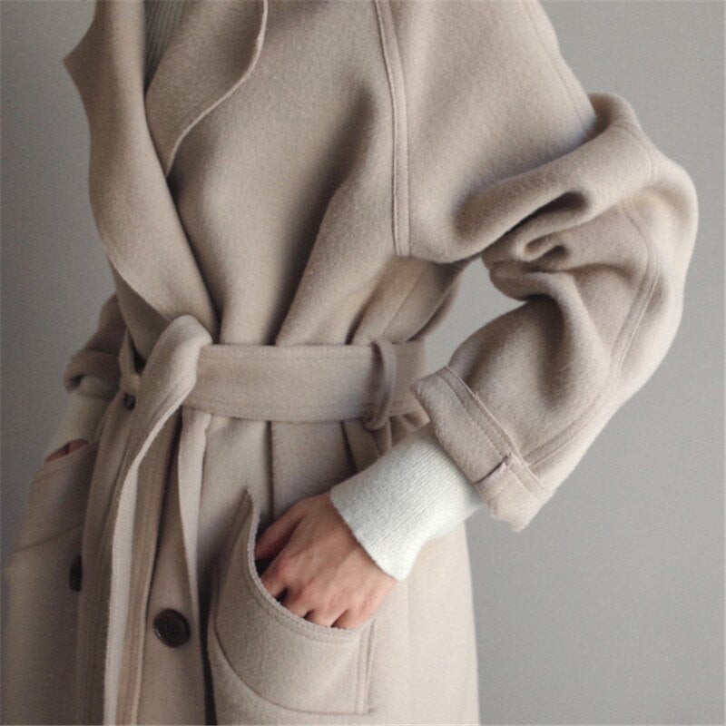 Wollen Dames Winterjas | Elegant & Warm | Casual & Formeel