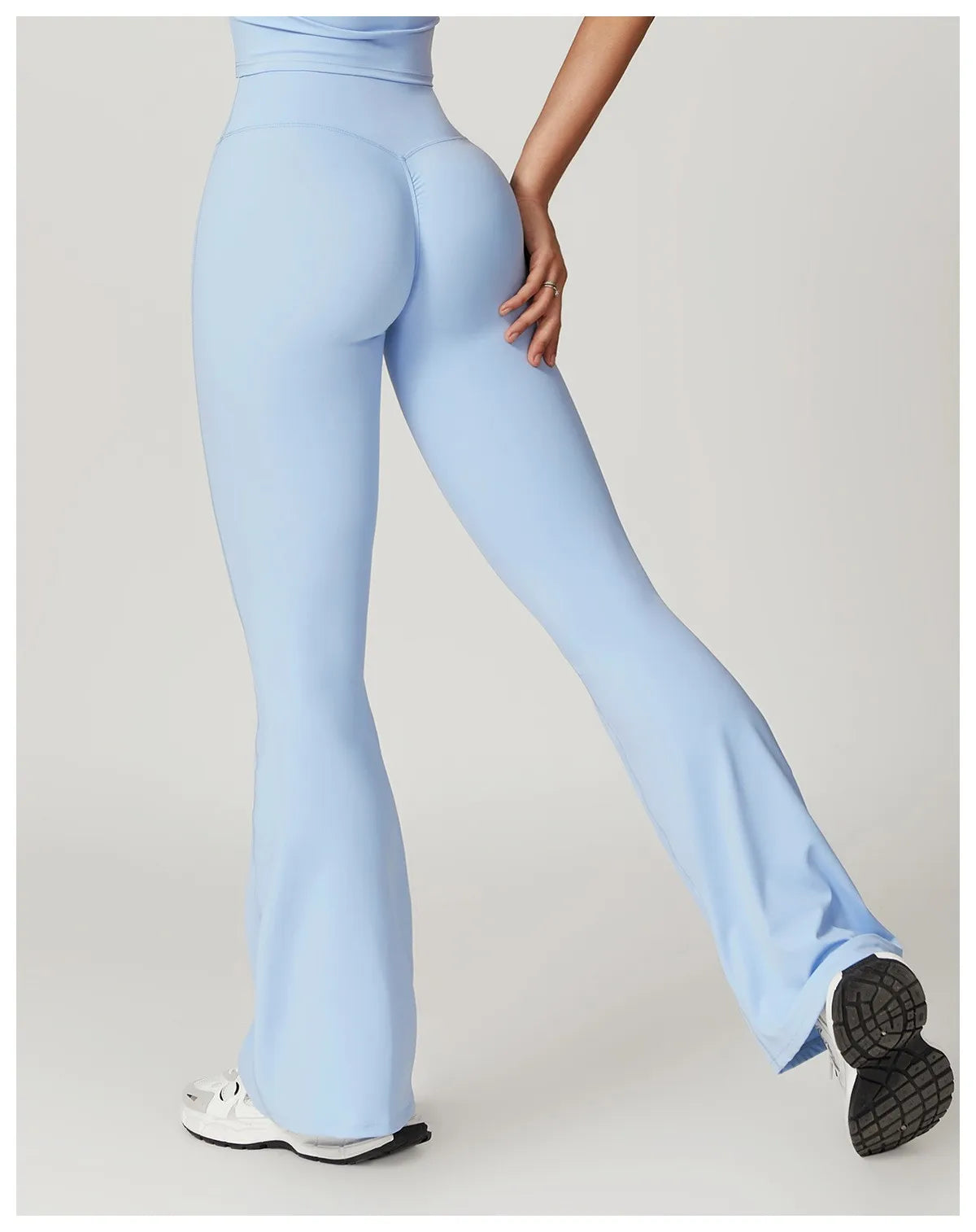 Dames Comfortabele Flared Sportlegging Met Elastische Tailleband | Yoga