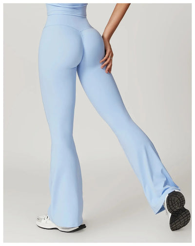 Dames Comfortabele Flared Sportlegging Met Elastische Tailleband | Yoga