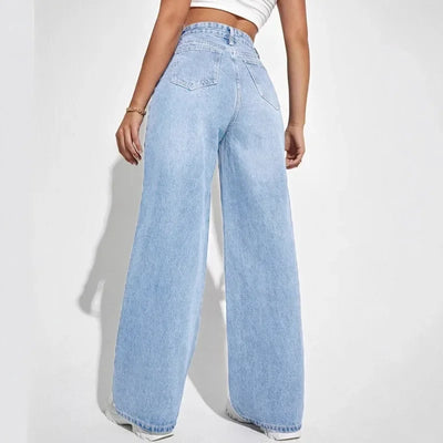 Hoge taille jeans voor dames