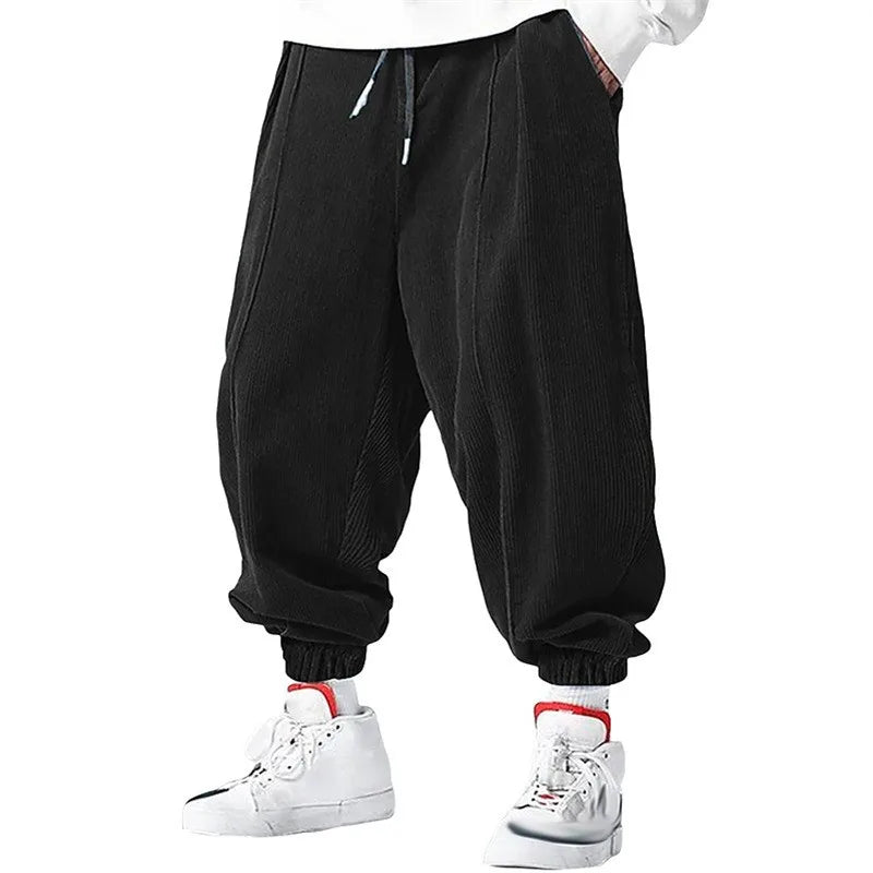 Casual corduroy broek voor heren | Met trekkoord