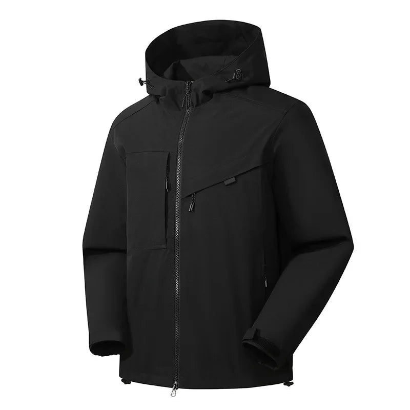 Casual skijas met capuchon voor heren
