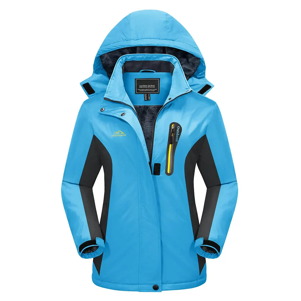 Dames Outdoor Jas | Waterafstotende Softshell Jas met Capuchon en Zakken