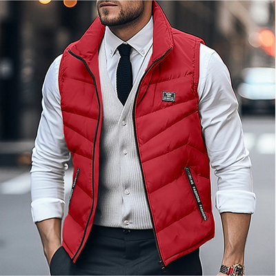 Wintervest met rits voor heren