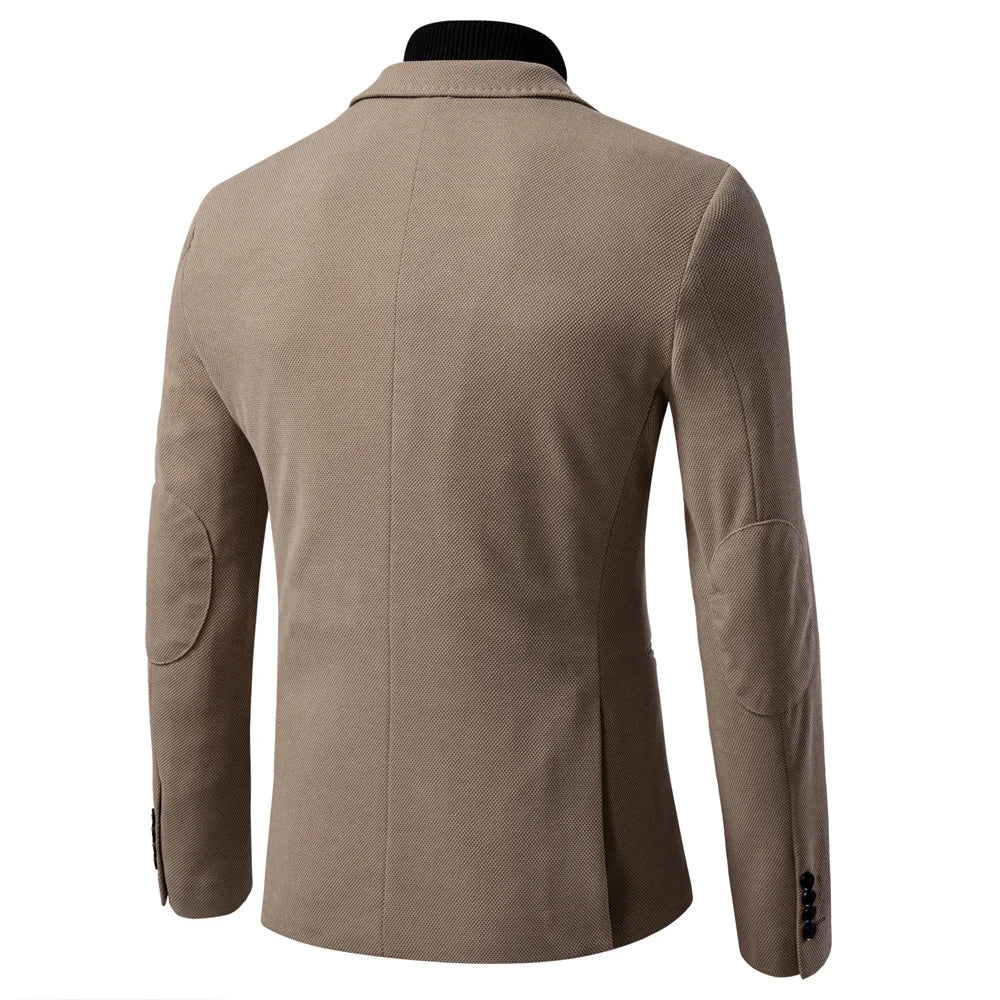 Heren Blazer met Revers | Klassieke Jas voor Semi-Formele Look