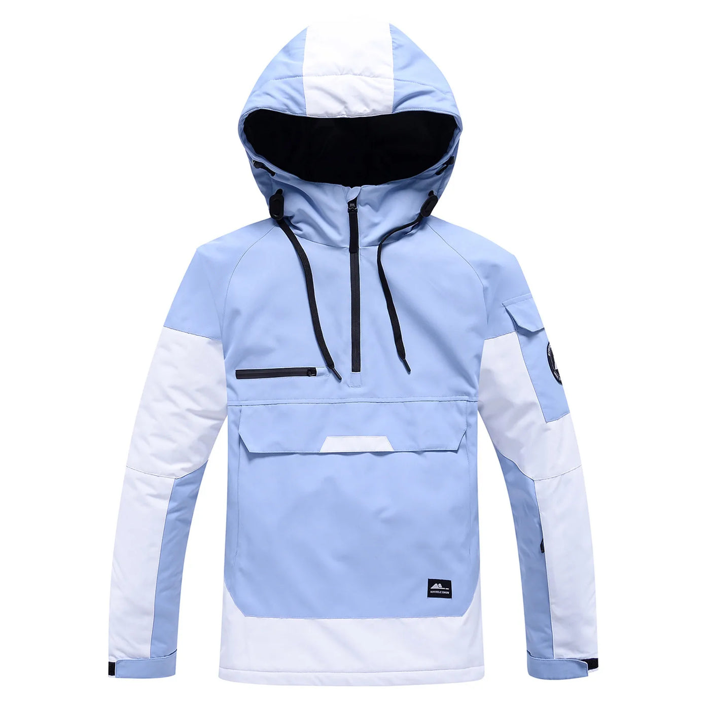 Moderne unisex ski-jas met capuchon