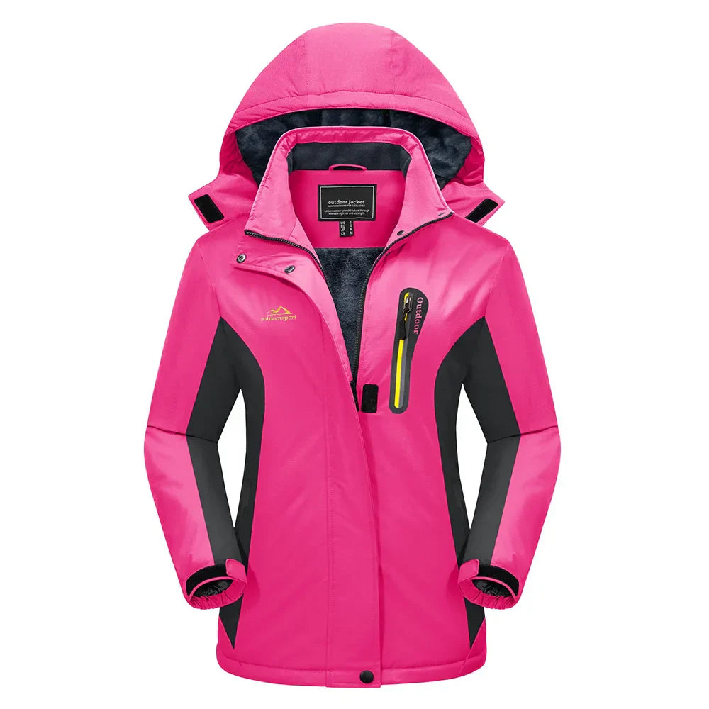Ski-jas met capuchon voor dames