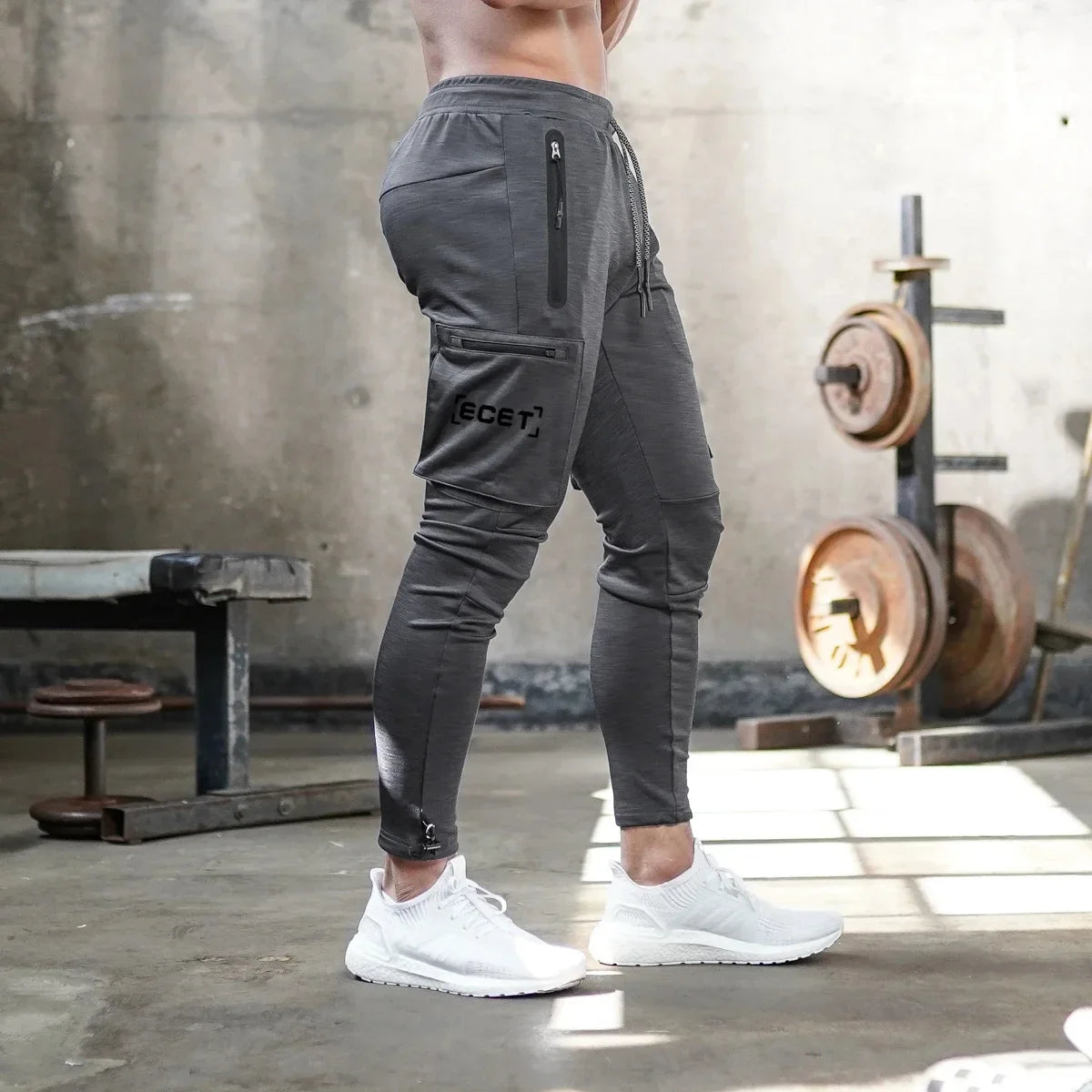 Sportieve joggingbroek voor heren | Met zakken