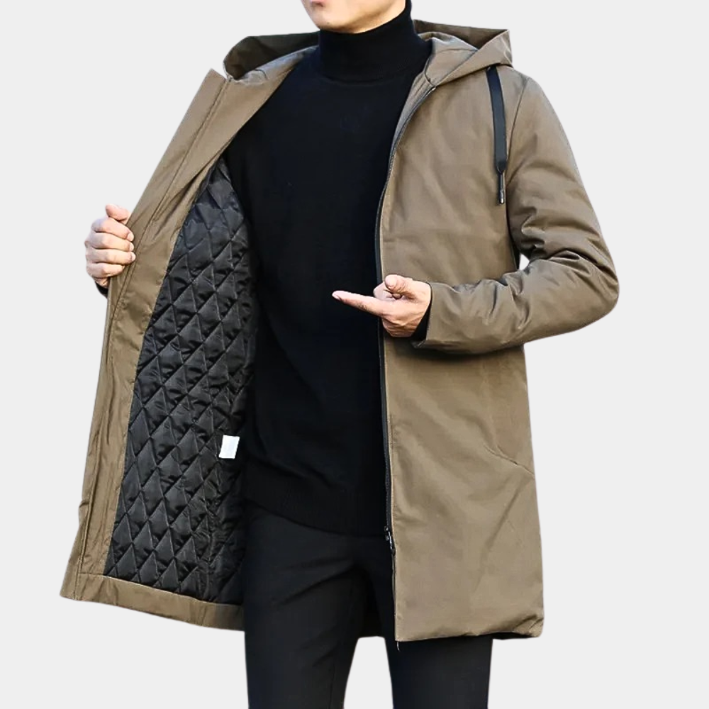 Regenjack met Capuchon voor Heren Winter