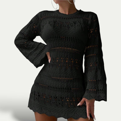 Luchtige Strand Cover-Up met Golfrand