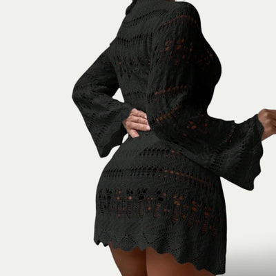 Luchtige Strand Cover-Up met Golfrand