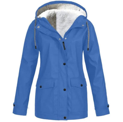 Dames Winterjas met Capuchon | Jas met Fleece Voering en Grote Zakken