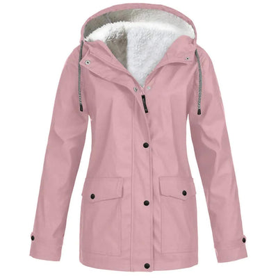 Dames Winterjas met Capuchon | Jas met Fleece Voering en Grote Zakken