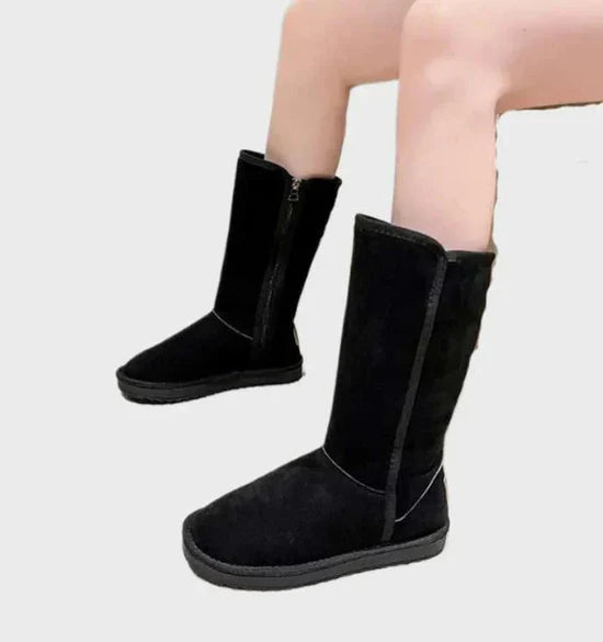 Dames Winterlaarzen | Boots met Zachte Binnenvoering en Ritssluiting