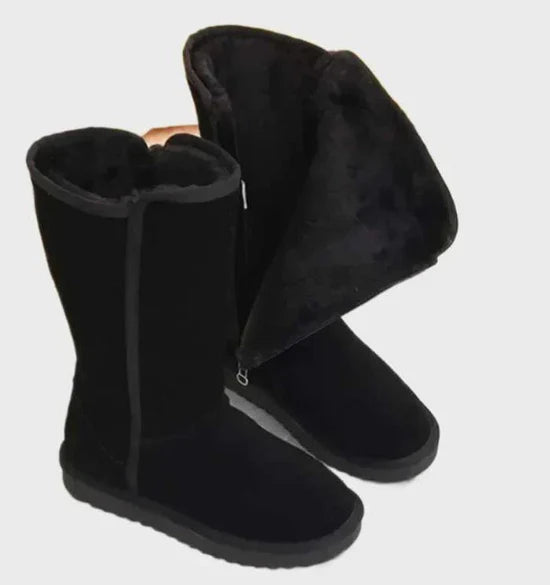 Dames Winterlaarzen | Boots met Zachte Binnenvoering en Ritssluiting