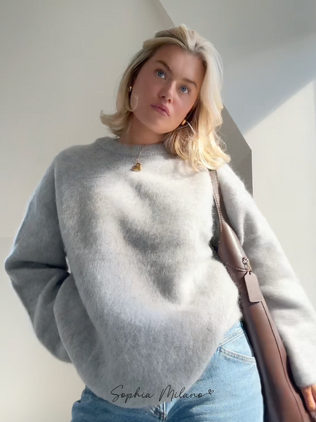 Sweater Voor Vrouwen | Casual Look voor Elke Dag | Ronde Hals en Comfortabel Design