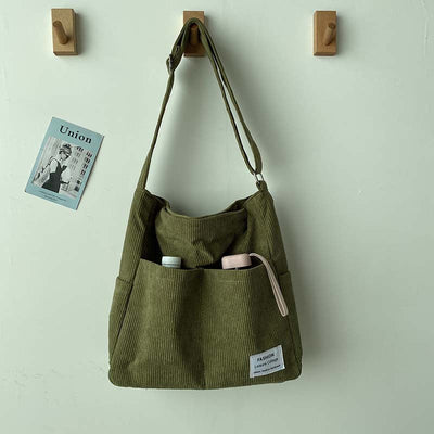 Canvas Strandtas met Ritssluiting voor Dames