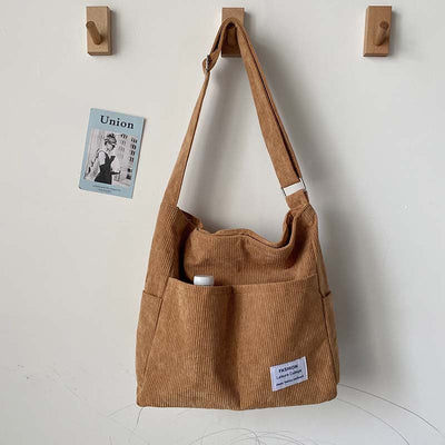 Canvas Strandtas met Ritssluiting voor Dames