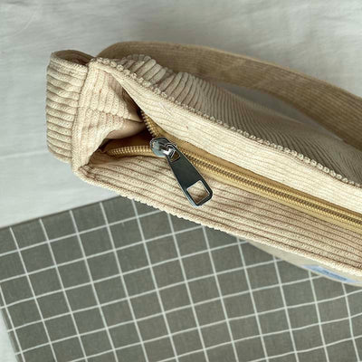 Canvas Strandtas met Ritssluiting voor Dames