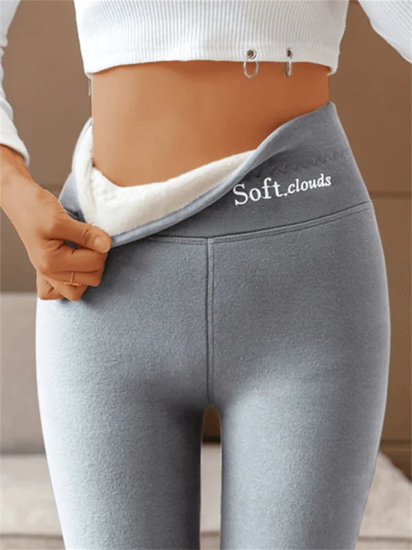 Warme winterbroek met hoge taille voor dames