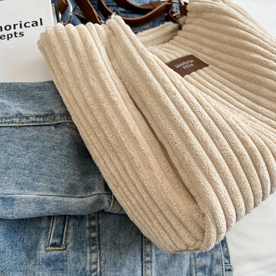 Zoe Corduroy Kettingtas Dames | Stijlvol & Functioneel