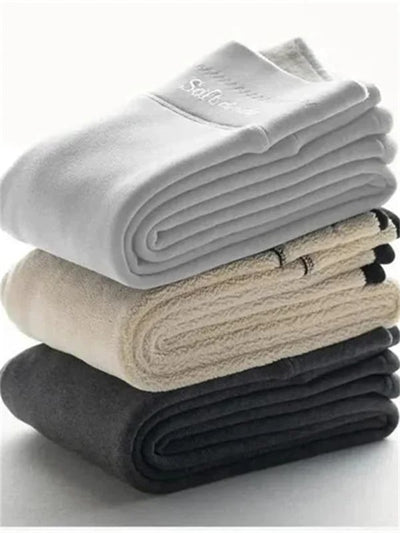 Warme winterbroek met hoge taille voor dames